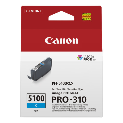 Canon PFI-5100 C ink cartridge 1 pc(s) Original Cyan