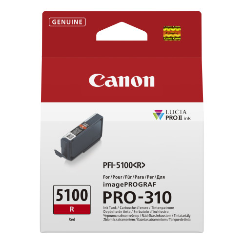 Canon PFI-5100 R ink cartridge 1 pc(s) Original Red
