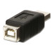 Lindy USB Adapter, USB A Male to B Female