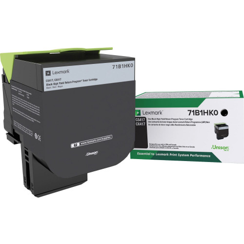 Lexmark Black High Yield Toner Cartridge (6 000 Yield) 71B0H10