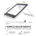 Fellowes Laptop Stand for Desk - I-Spire Quick Lift Adjustable Laptop Stand for the Home and Office - Portable Laptop Stand with 7 Height Adjustments - Max Monitor Size 17