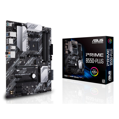 ASUS PRIME B550-PLUS AMD B550 Socket AM4 ATX