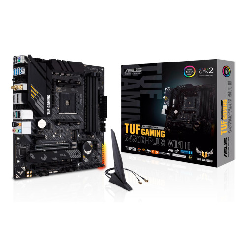 ASUS TUF GAMING B550M-PLUS WIFI II AMD B550 Socket AM4 micro ATX