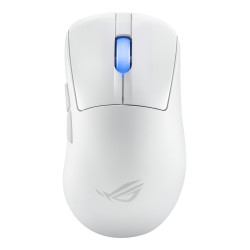 ASUS ROG Keris II Ace Wireless AimPoint White mouse Gaming Right-hand RF Wireless + Bluetooth + USB Type-A Optical 42000 DPI