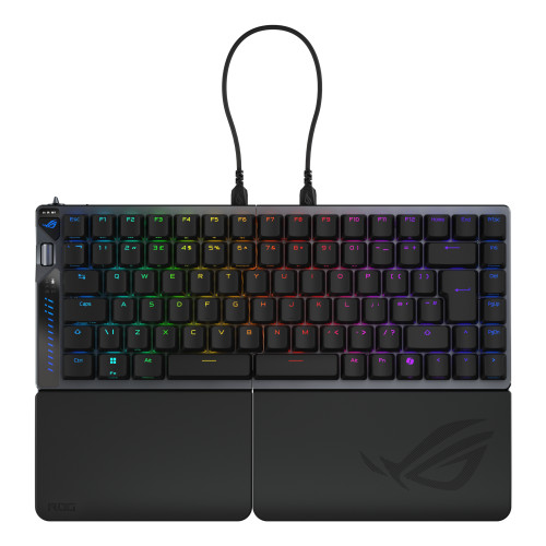 ASUS ROG Falcata keyboard Gaming USB + RF Wireless + Bluetooth QWERTY Black