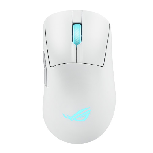 ASUS ROG Keris II Origin WHT mouse Gaming Right-hand RF Wireless + Bluetooth + USB Type-A Optical 42000 DPI
