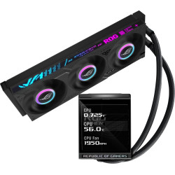 ASUS ROG Strix LC IV 360 ARGB LCD Processor All-in-one liquid cooler 12 cm Black