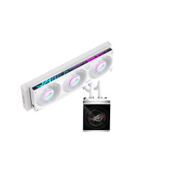 ASUS ROG STRIX SLC IV 360 ARGB LCD WHT Processor All-in-one liquid cooler 12 cm White 1 pc(s)