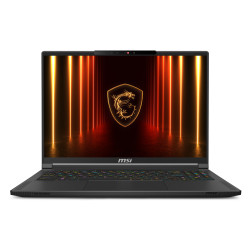 MSI Stealth A18 AI+ A3XWHG-002UK Copilot+ PC AMD Ryzen AI 9 HX 370 Laptop 45.7 cm (18") Quad HD+ 32 GB DDR5-SDRAM 2 TB SSD NVIDIA GeForce RTX 5070 Ti Wi-Fi 7 (802.11be) Windows 11 Pro UK English Black