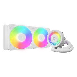 ARCTIC Liquid Freezer III Pro 280 A-RGB (White) Multi Compatible All-in-One CPU Water Cooler with A-RGB