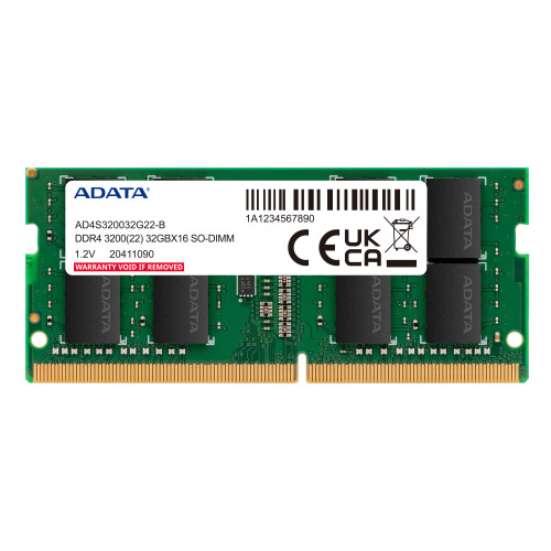 ADATA AD4S32008G22-DTGN memory module 16 GB 2 x 8 GB DDR4 260-pin SO-DIMM