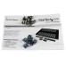 StarTech.com 1U Adjustable Vented Server Rack Mount Shelf - 175lbs - 19.5 to 38in Adjustable Mounting Depth Universal Tray for 19