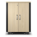APC NetShelter Soundproof, 17U, Server Rack Enclosure, 230V, Maple