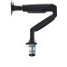 StarTech.com Desk Mount Monitor Arm - Heavy Duty Ergonomic VESA Monitor Arm - Single 9kg Display - Full Motion, Height Adjustable, Articulating - Aluminum - C-Clamp/Grommet- Black