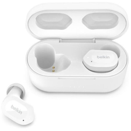 Belkin Mobile AUC005BTWH Soundform Play True Wireless In-Ear Headphones  White