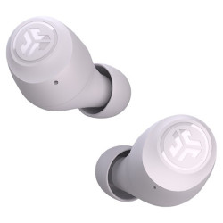 JLab GO Air Pop True Wireless Bluetooth Earbuds - Lilac: Built-In Microphone, Sweat-Resistant