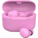 JLab Go Air POP True Wireless Bluetooth Earbuds - Pink: Built-In Microphone, Silicone Cushion