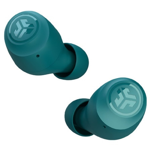 JLab GO Air Pop True Wireless Bluetooth Earbuds - Teal: 32-Hour Battery, Built-In Mic