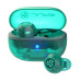 JLab Go Pop Active Noise Cancelling Bluetooth Earbuds  Charging Case  Transparent Teal
