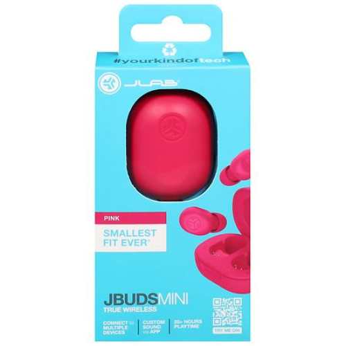 JLab - JBuds Mini True Wireless Earbuds - Pink
