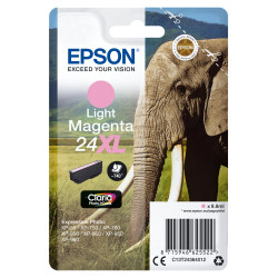 Epson Elephant Singlepack Light Magenta 24XL Claria Photo HD Ink