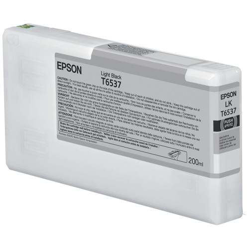 Epson T6537 Light Black Ink Cartridge (200ml)