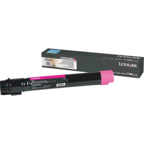 Lexmark® C950x2mg Extra High-yield Toner  22000 Page-yield  Magenta