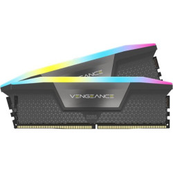 CORSAIR - VENGEANCE RGB 32GB (2x16GB) DDR5 6000MHz C36 AMD EXPO & Intel XMP UDIMM Desktop Memory - Gray