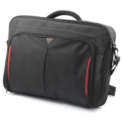 DELL Classic+ 45.7 cm (18") Briefcase Black, Red