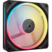 CORSAIR - iCUE LINK LX120-R RGB 120mm PWM Reverse Blade Computer Case Expansion Fan - Black