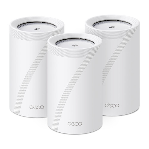TP-Link Deco BE68 (3-pack) Tri-band (2.4 GHz / 5 GHz / 6 GHz) Wi-Fi 7 (802.11be) White Internal