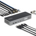 StarTech.com Triple-Monitor USB-C Docking Station, 140W Laptop Charging Dock for MacBook Pro and Windows, 4K 60Hz HDMI or DisplayPort, TAA