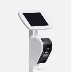 Bouncepad Floorstanding with Brother Printer mount tablet security enclosure White 24.6 cm (9.7")