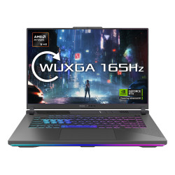ASUS ROG Strix G16 G614PR-RV016W AMD Ryzen™ 9 8940HX Laptop 40.6 cm (16") WUXGA 16 GB DDR5-SDRAM 1 TB SSD NVIDIA GeForce RTX 5070 Ti Wi-Fi 6E (802.11ax) Windows 11 Home Black, Grey