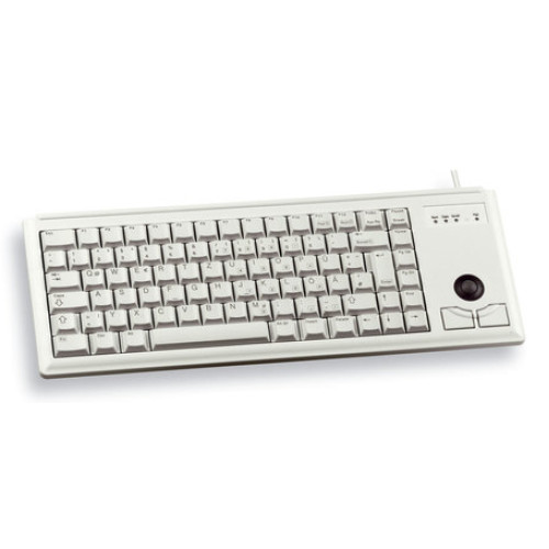 CHERRY G84-4400 TRACKBALL KEYBOARD Corded, PS2, Light Grey, (QWERTY - UK)