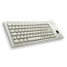 CHERRY G84-4400 TRACKBALL KEYBOARD Corded, PS2, Light Grey, (QWERTY - UK)