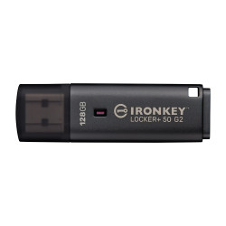 Kingston Technology IronKey 128GB Locker Plus 50 G2, FIPS 197, AES-256