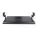 StarTech.com Under-Desk Keyboard Tray, Clamp-on Ergonomic Keyboard Holder, Up to 12kg (26.5lb), Sliding Keyboard and Mouse Drawer with C-Clamps, Height Adjustable Keyboard Tray (3.9/4.7/5.5 in) - TAA
