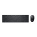 DELL Pro Keyboard and Mouse - KM5221W - US International (QWERTY) - Black