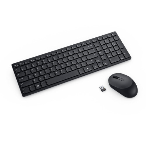 DELL Pro Compact Silent Keyboard and Mouse - KM555 - US International (QWERTY)