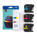Brother LC123RBWBP ink cartridge 3 pc(s) Original Cyan, Magenta, Yellow
