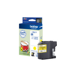 Brother LC22UY ink cartridge 1 pc(s) Original High (XL) Yield Yellow