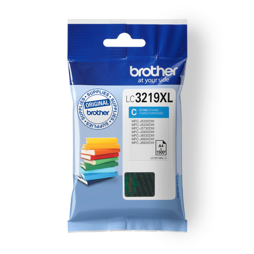 Brother LC3219XLC ink cartridge 1 pc(s) Original High (XL) Yield Cyan