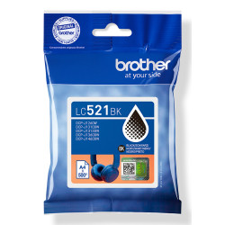 Brother LC521BK Genuine Ink Cartridge - Black