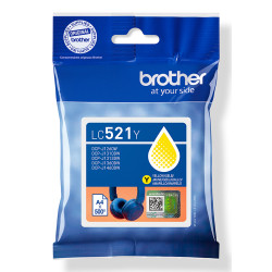 Brother LC521Y Genuine Ink Cartridge - Yellow