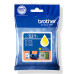 Brother LC521Y Genuine Ink Cartridge - Yellow