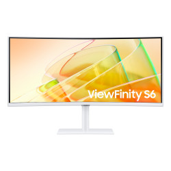 Samsung LS34C650TAU Computer Monitor 86.4 cm (34") 3440 x 1440 pixels 4K Ultra HD LED White
