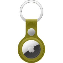 Apple - AirTag FineWoven Key Ring - Chartreuse