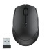 JLab GO Wireless Mouse  Black  Connect Via Bluetooth or USB Wireless Dongle  Multi-Device Toggle  Portable  Ultra-Compact and Lightweight for Work on The Go  Adjustable Tracking  Ergonomic