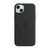 Apple - iPhone 15 Plus Silicone Case with MagSafe - Black